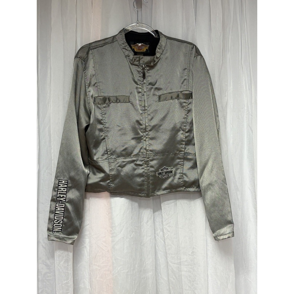 Harley-Davidson Silver Leather Jacket